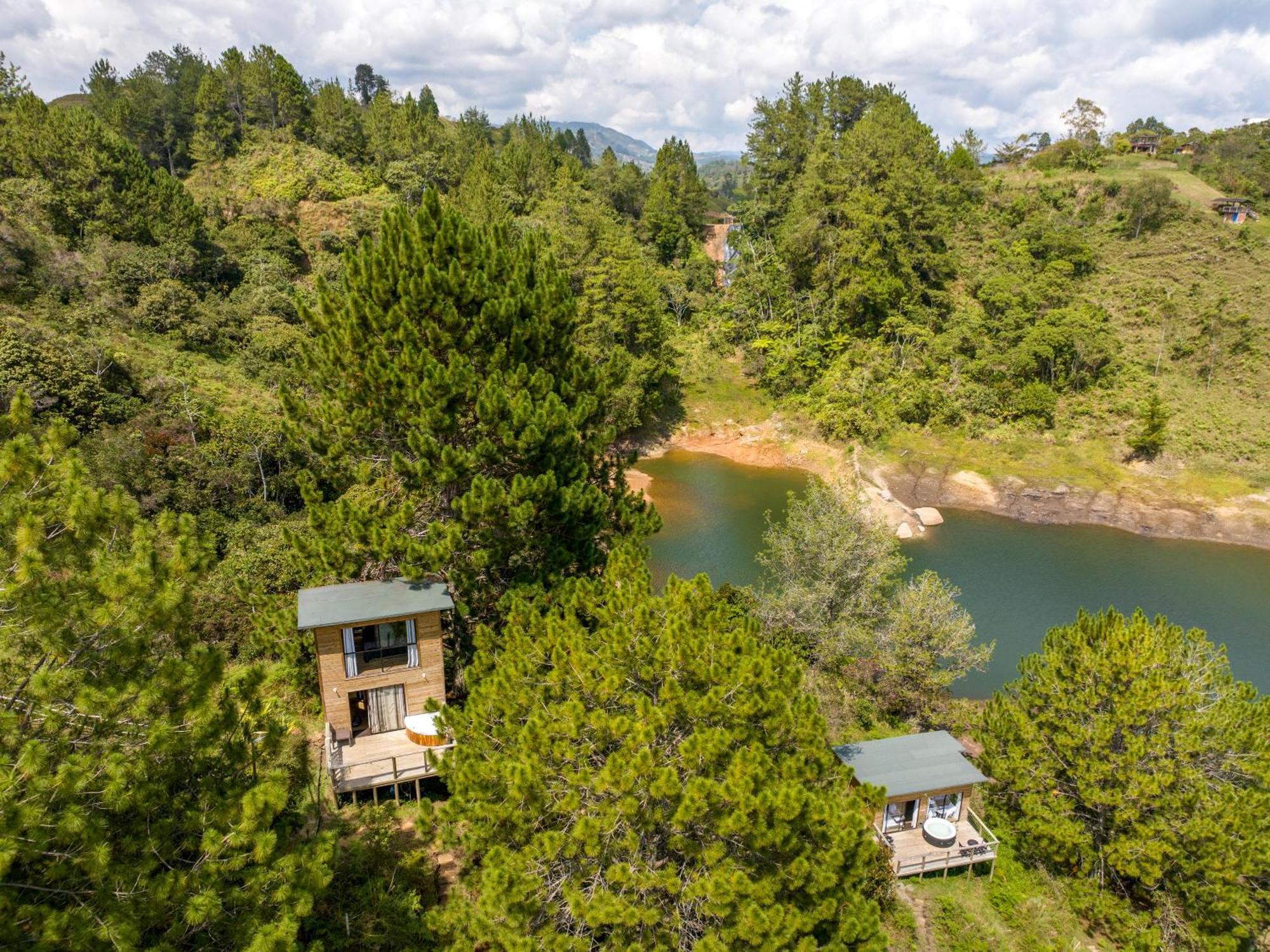 Cabanas Refugio Himalaya Guatapé Buitenkant foto