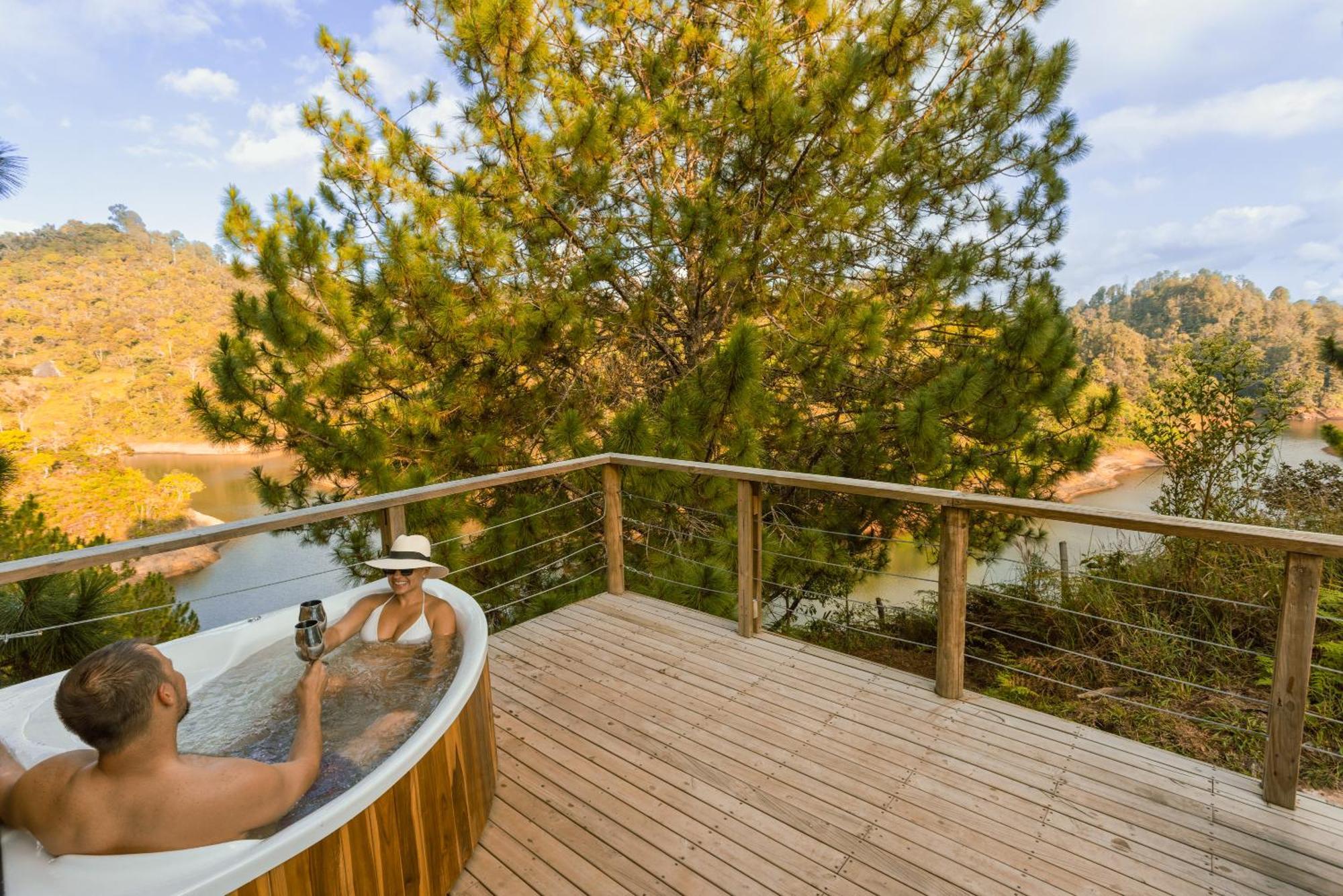 Cabanas Refugio Himalaya Guatapé Buitenkant foto