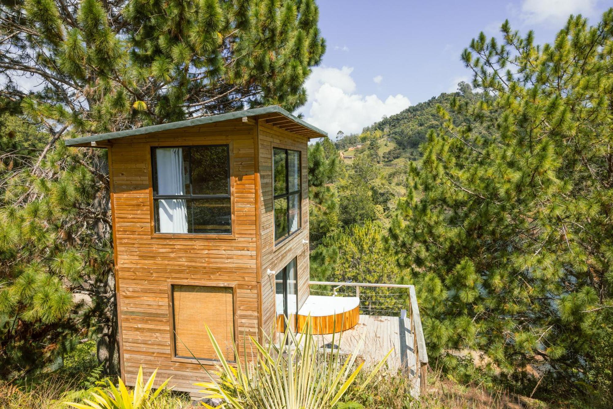 Cabanas Refugio Himalaya Guatapé Buitenkant foto