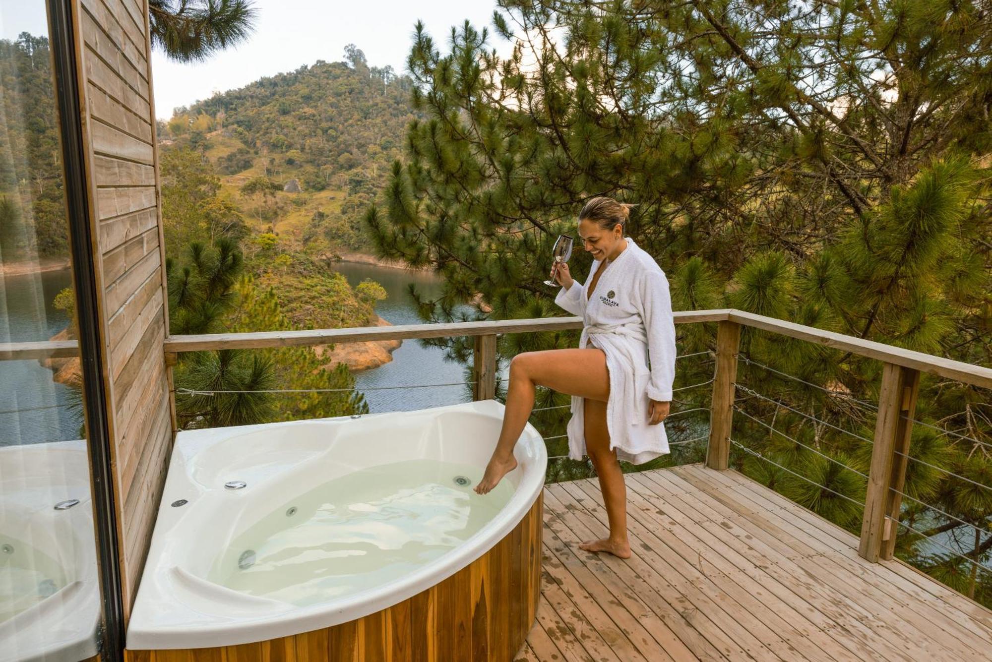Cabanas Refugio Himalaya Guatapé Buitenkant foto